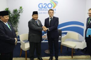 Prabowo Adakan Pertemuan Bilateral dengan Macron dan Modi
